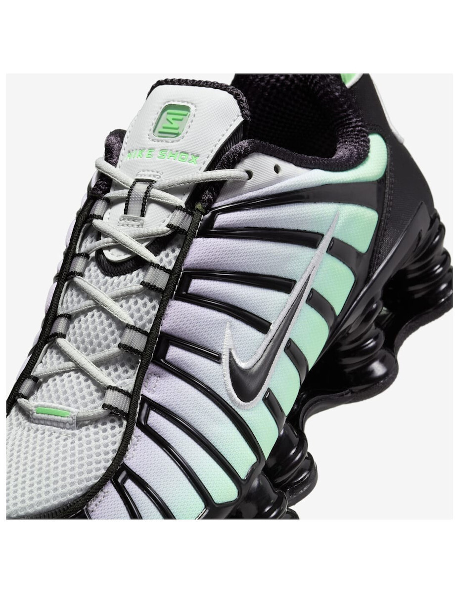 Adidași Nike Shox TL Vapor Verzi Negri Dust Foton - detaliu Adidași Nike Shox TL Vapor Verzi Negri Dust Foton - detaliu